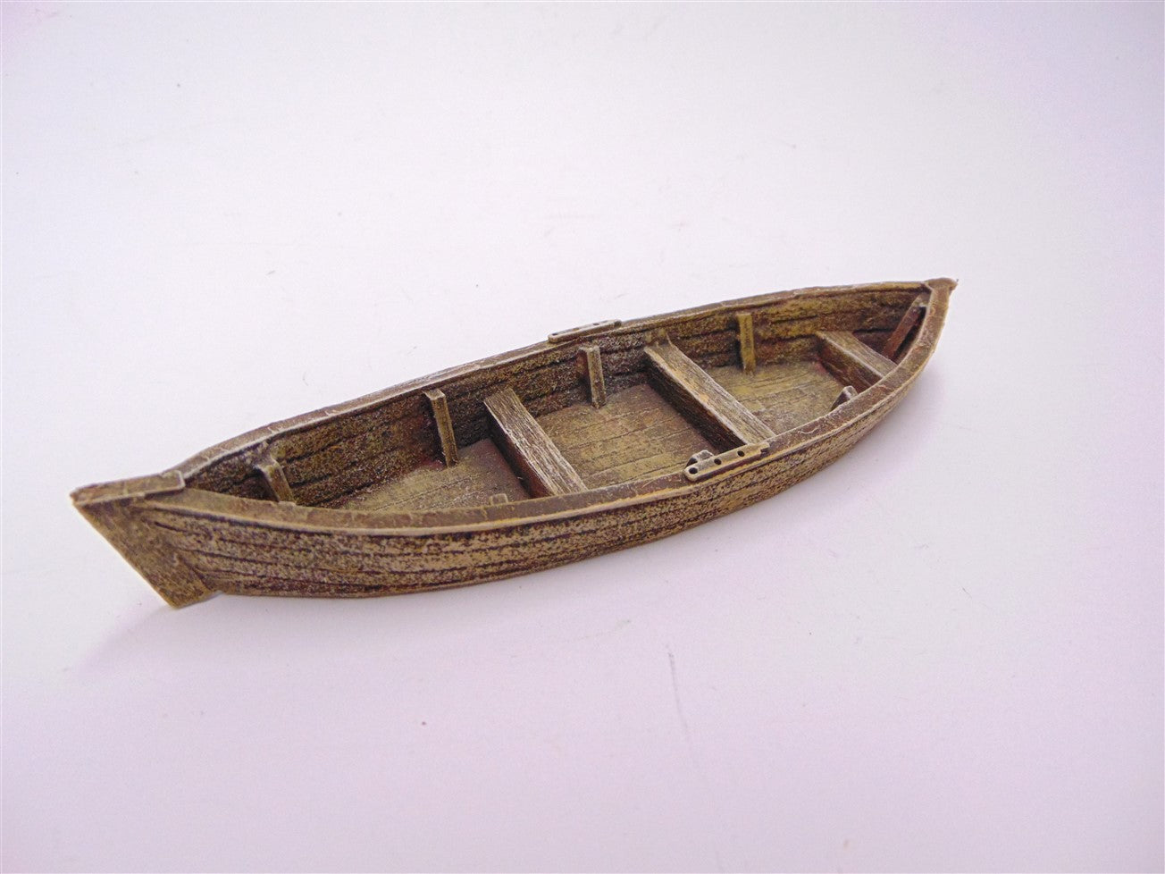 1:56 WOODEN HULLED BOAT.
