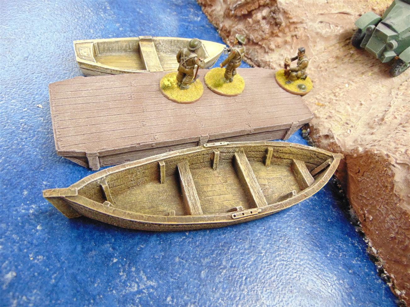 1:56 WOODEN HULLED BOAT.