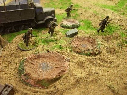 28mm  SHELL SPLATS. PACK OF 9