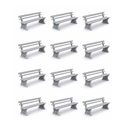 OO Scale Ready to Paint Great Western Railway (GWR) Bench