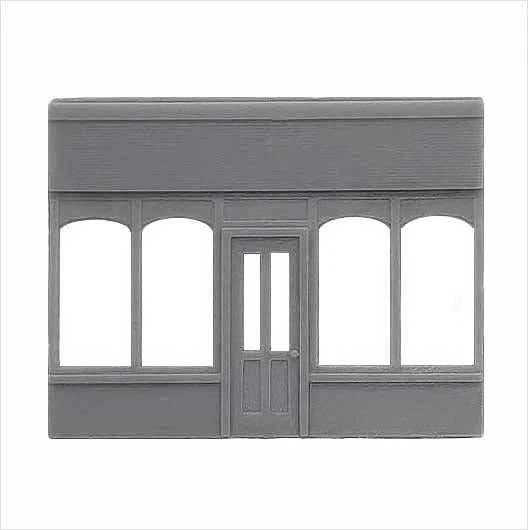 OO Scale Ready to Paint Victorian Shopfront - Parade - Style 3 (1 piece)