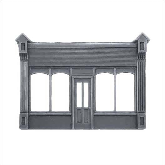 OO Scale Ready to Paint Victorian Shopfront - Style 3 (1 piece)