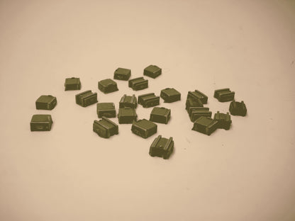 1:76  SMALL AMMO BOXES x 24