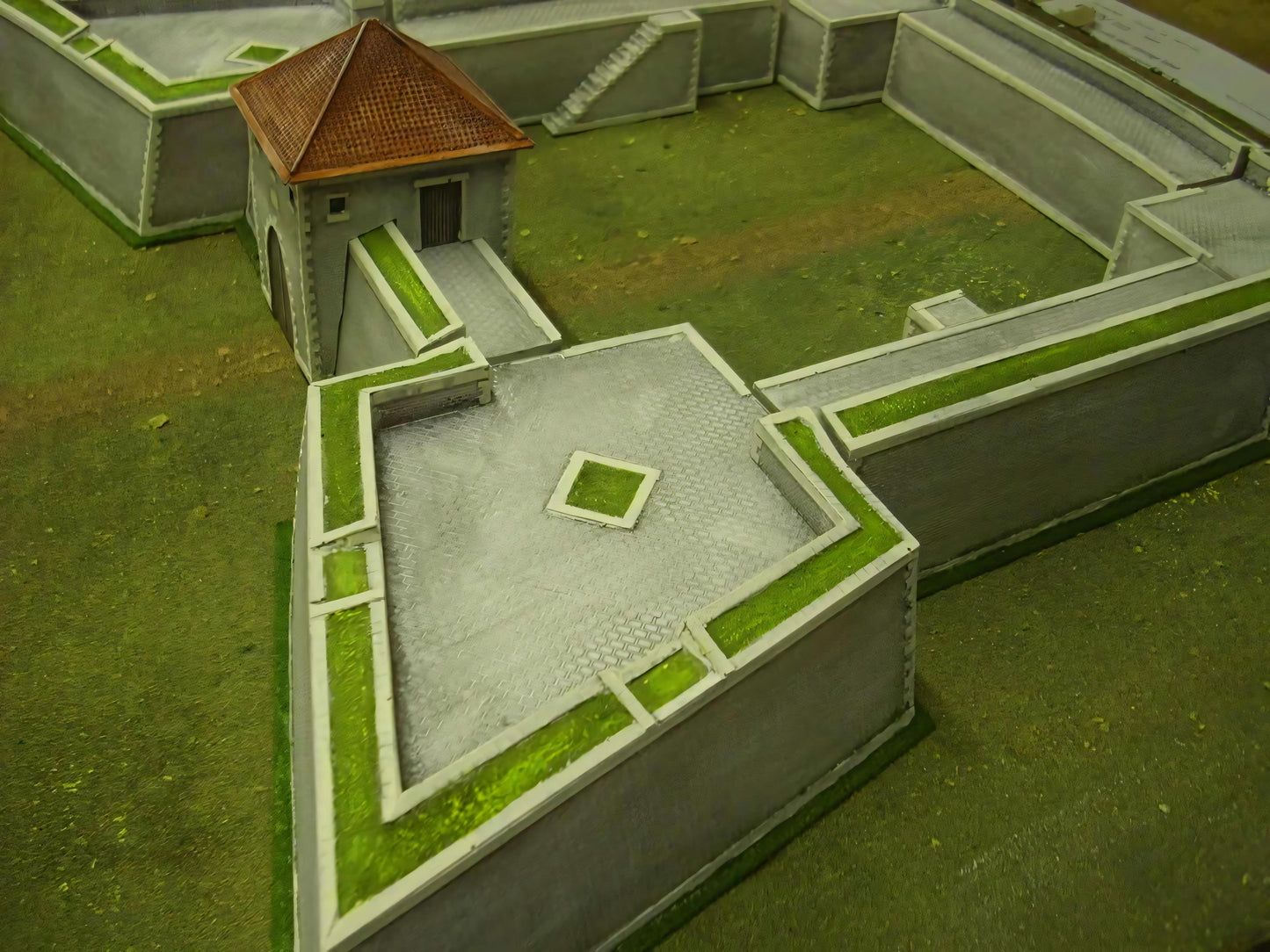 15mm 1:100  VAUBAN 4 POINT STAR FORT.