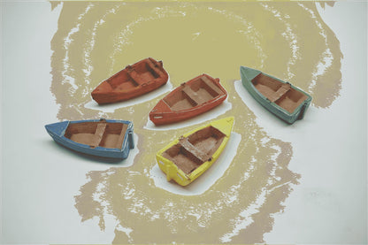 1:76 BOATING POND BOATS X 5