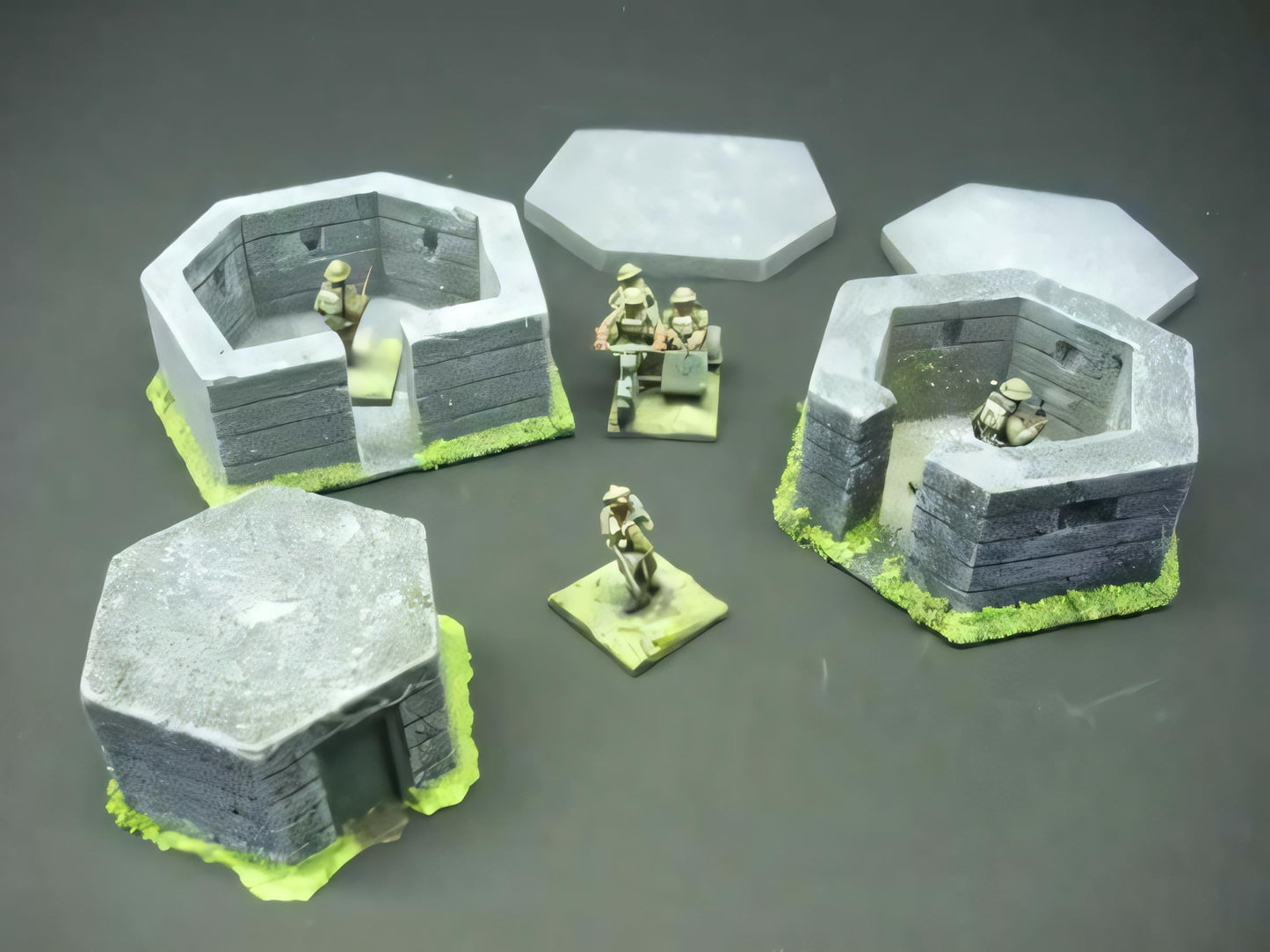 1:72 PILL BOX PACK WW2 BRITISH FORTIFICATIONS