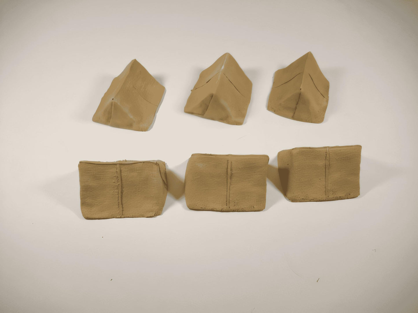 1:76 SMALL CANVAS TENTS x 6