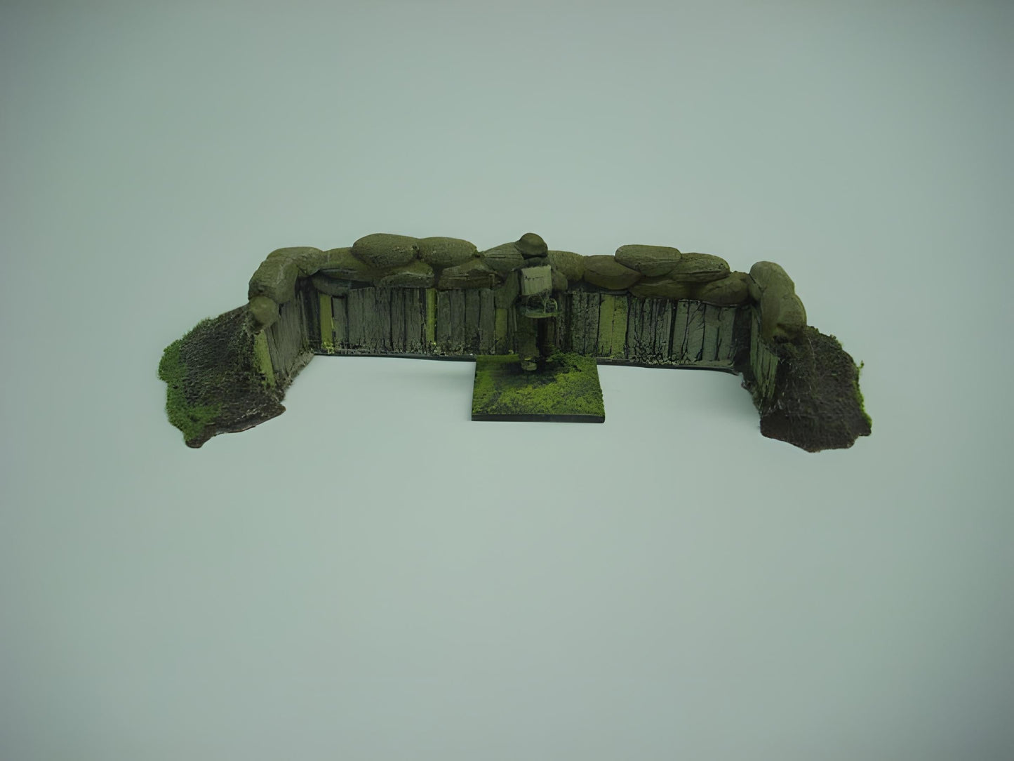 1:72  EARTHWORK WITH CUT TIMBER AND SANDBAGS