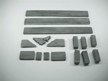 1:76  STONE WALL BARGAIN PACK (16pieces)