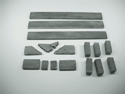 1:76  STONE WALL PACK 16pc