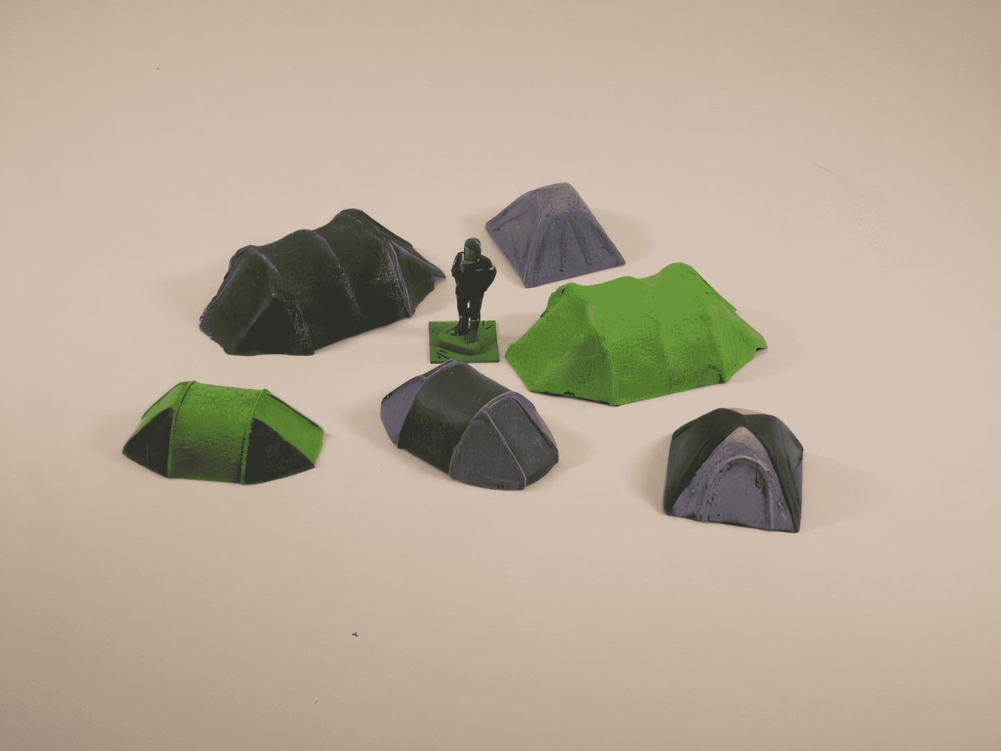 1:76 MODERN TENTS X 6