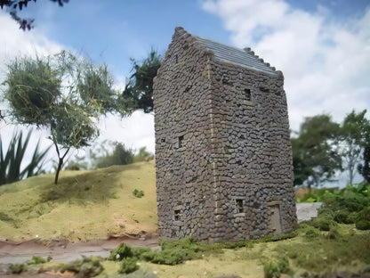 1:100 scale  SCOTTISH TOWER HOUSE