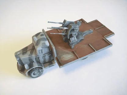 1:56  OPEL BLITZ FLAT BED WITH 20mm AA
