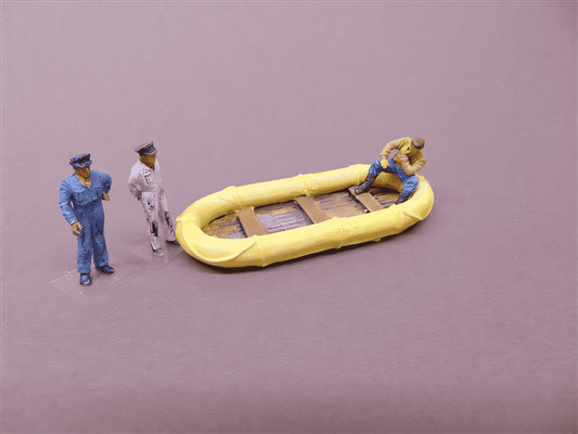1:43 scale 'O' Gauge inflatable boat